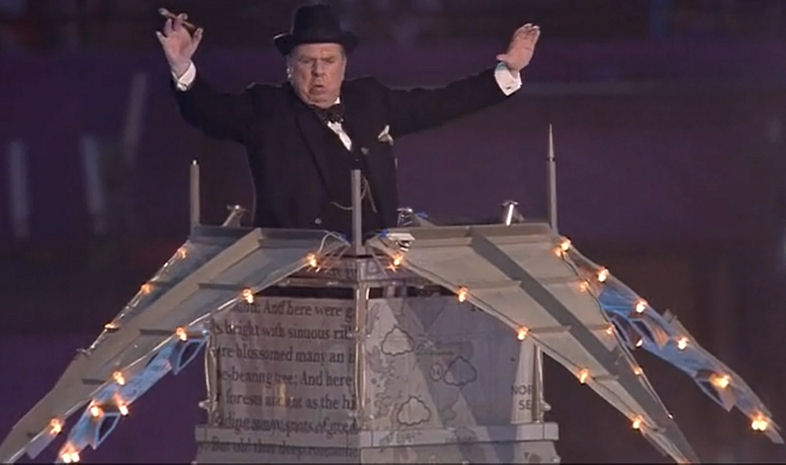 2012 Olympics Closing Ceremony London, Big Ben Kubla Khan poem