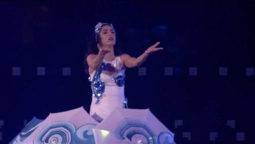 2012 Olympics Closing Ceremony London, Brazil Yemanja sea goddess siren