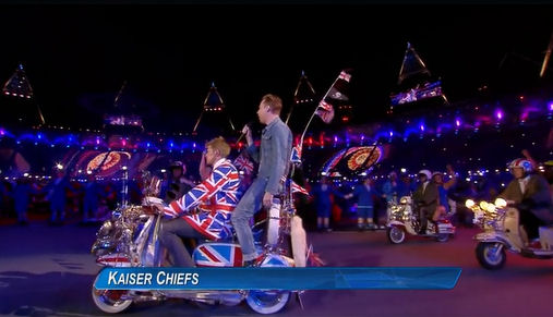 2012 Olympics Closing Ceremony London, Kaiser Chiefs The Who Pinball Wizard