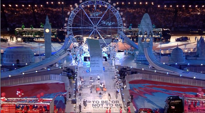 2012 Olympics Closing Ceremony London, Big Ben, London Eye