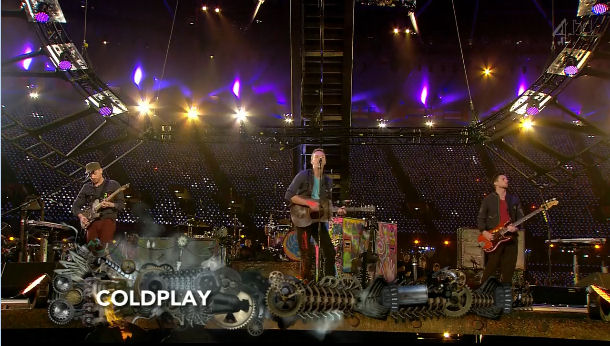 2012 World Olympic Games Paralympics Closing Ceremony coldplay introduction