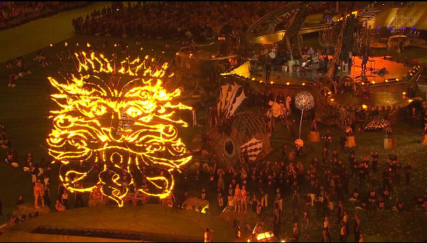 2012 World Olympic Games Paralympics Closing Ceremony sun king