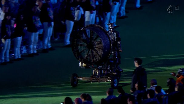 2012 World Olympic Games Paralympics Closing Ceremony wind machine