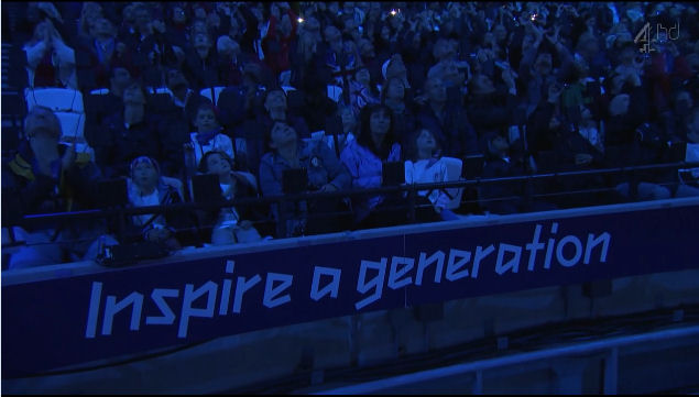 2012 Paralympics London Inspire a generation banner