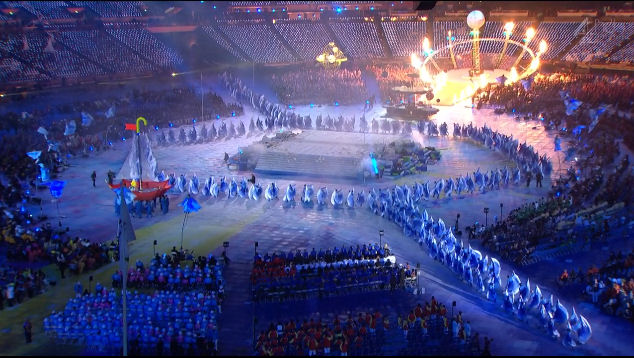 2012 Paralympics London umbrella boat fireworks book