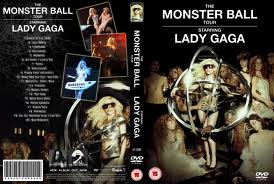 Lady Gaga The Monster Ball Tour dvd covers front and back
