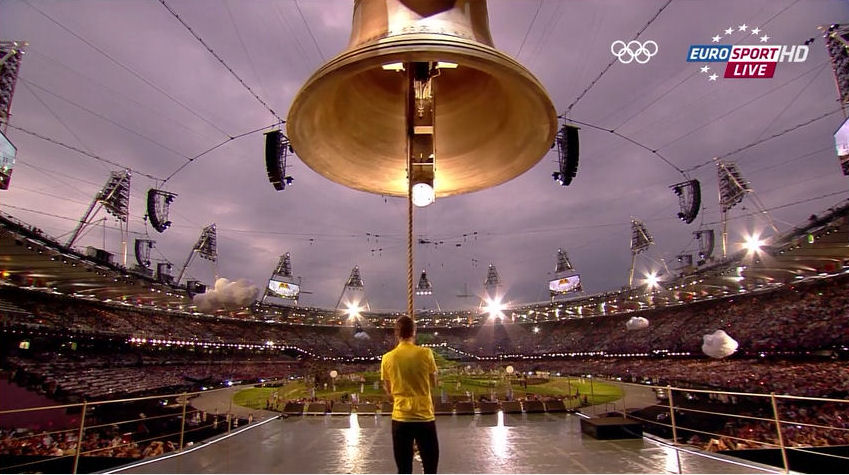 2012 World Olympic Games London opening cermony bell ringing witchcraft magic spell