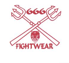 Fightwear fight wear trident 666 logos