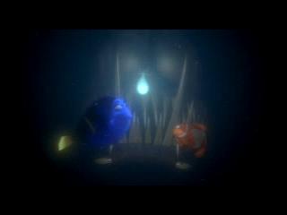 fish in Finding Nemo lured to angler fish's light as prey