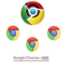 Google Chrome 666 logo