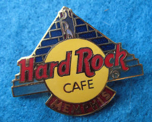 Hard Rock Cafe illuminati all-seeing eye pyramid with sun logo