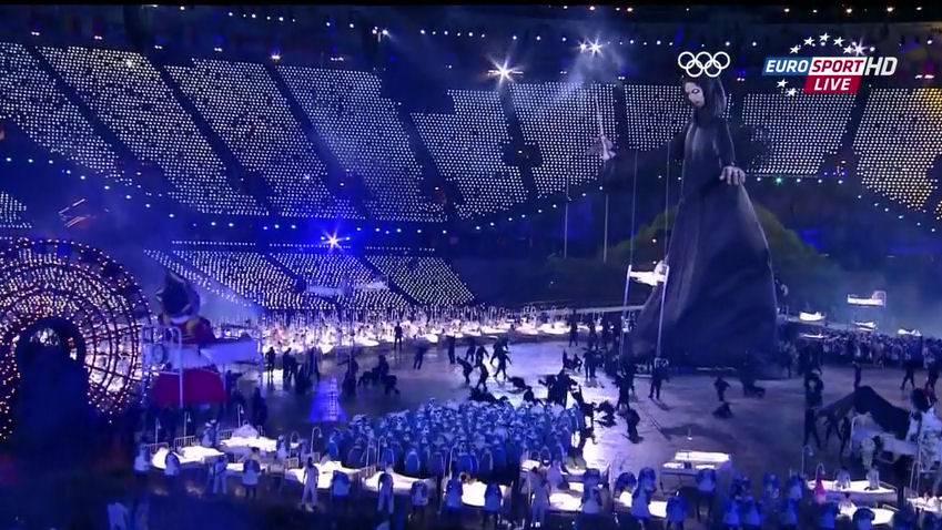 2012 Olympics opening ceremony nightmare villain Voldemort from Harry Potter