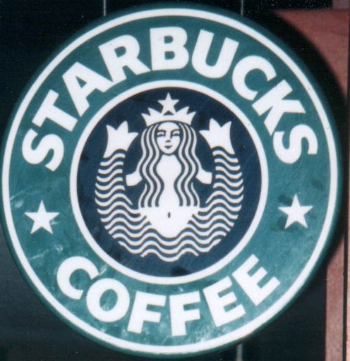 Starbucks old siren logo