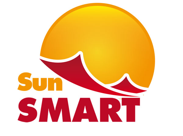 Sun Smart logos sun logo