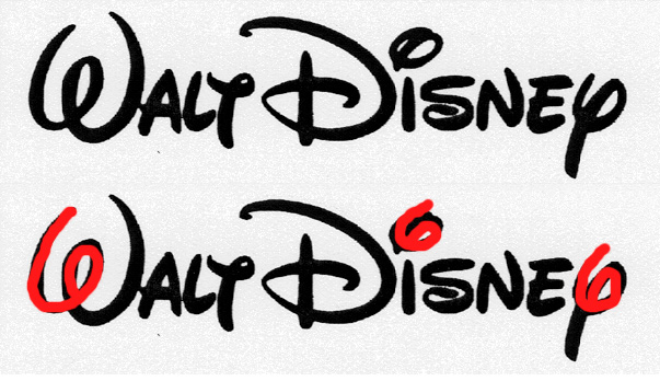 Walt Disney logo 666