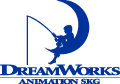 Dreamworks Pictures logo boy on moon fishing