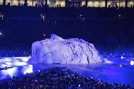 2012 Olympics Closing Ceremony London, John Lennon puzzle face