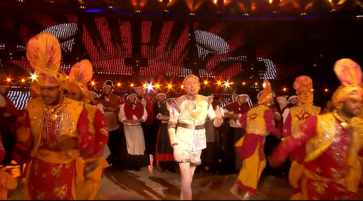 2012 Olympics Closing Ceremony London, bhangra dancers