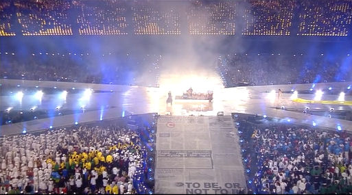 2012 Olympics Closing Ceremony London, queen jessie  j we will rock you