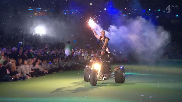 2012 World Olympic Games Paralympics Closing Ceremony Lucifer flame torch