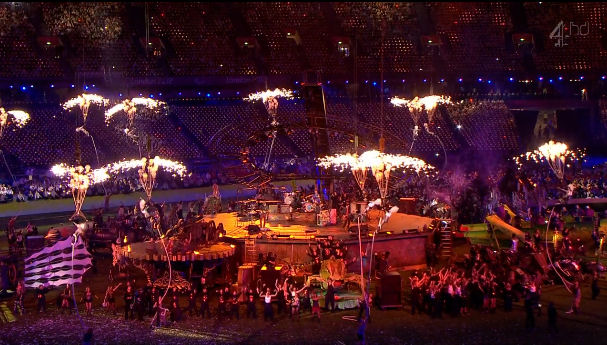 2012 World Olympic Games Paralympics Closing Ceremony fireflies
