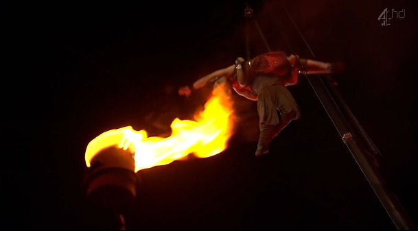 2012 World Olympic Games Paralympics Closing Ceremony coldplay up in flames