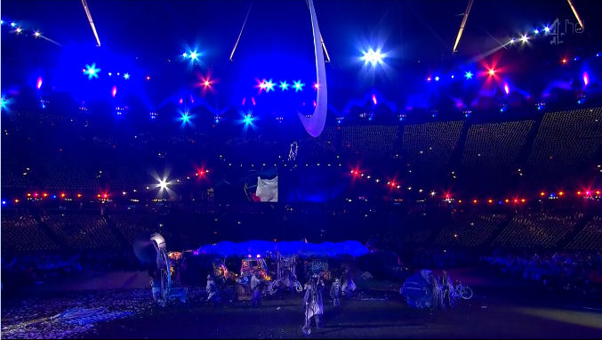 2012 World Olympic Games Paralympics Closing Ceremony windstorm