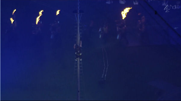 2012 World Olympic Games Paralympics Closing Ceremony flag pole