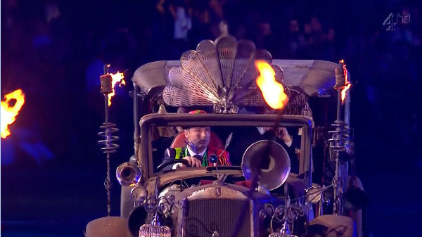 2012 World Olympic Games Paralympics Closing Ceremony venus lucifer shell logo