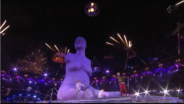 2012 Paralympics London Venus Lucifer and pyramid fireworks