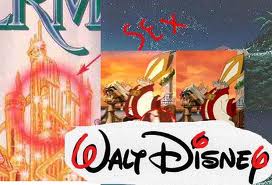 Walt Disney 6 6 6 logo 666 Illuminati mark of the beast chip sign