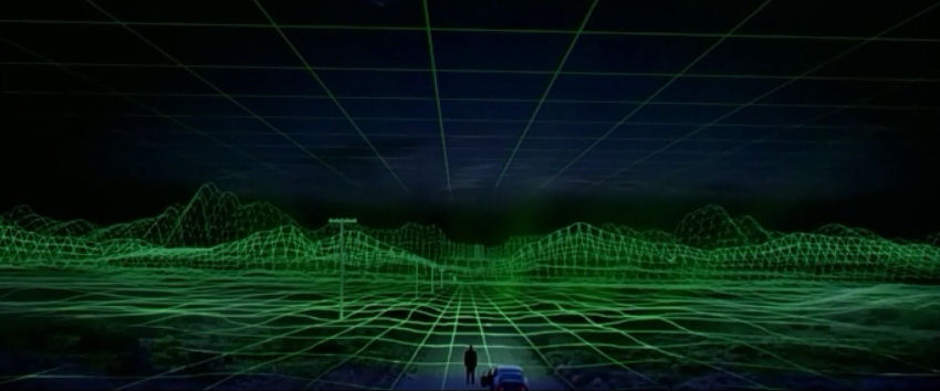 end of the earth in The Thirteenth Floor