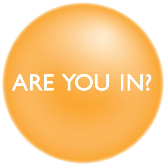 Are you in? corporate ads sun logo