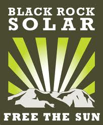 Black Rock Solar sun logos