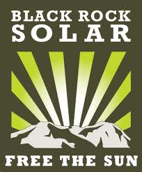 Black Rock Solar sun logos