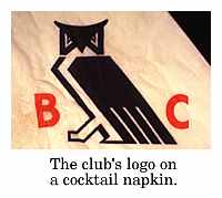 Bohemian Grove secret society napkin owl logo