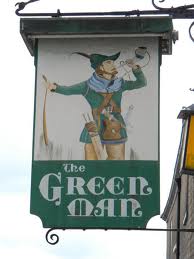 Green Man sign