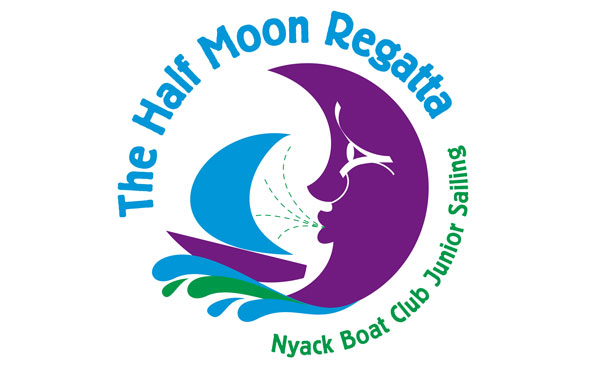 Half-moon regatta moon logo