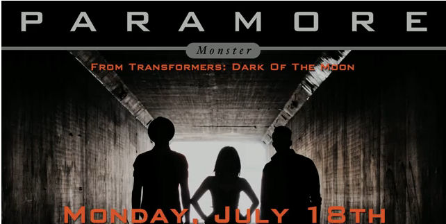 Paramore Monster Dark of the Moon promo nde tunnel and light
