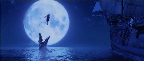 Peter Pan Captain Hook Dies in moon