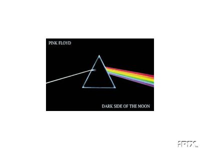 Pink floyd Dark Side of the Moon prism illuminati all-seeing eye of horus pyramid and sun symbolism logo