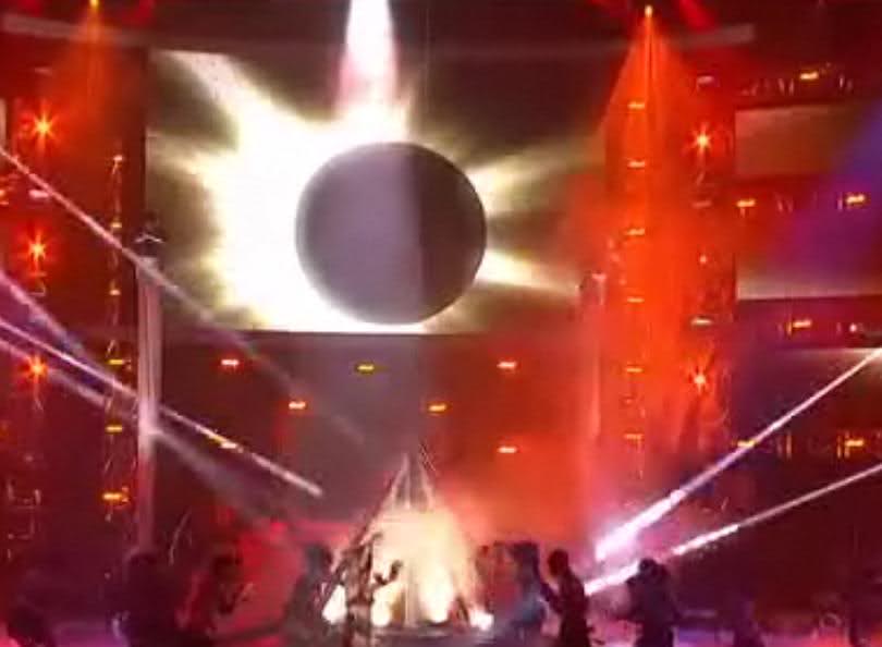 Rihanna American Idol Final Occult Illuminati Pyramid Ritual Eclipse