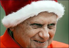 Pope as Bad Santa