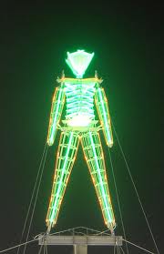 The Green Burning Man