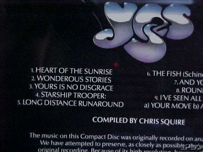 Yes Heart of the Sunrise