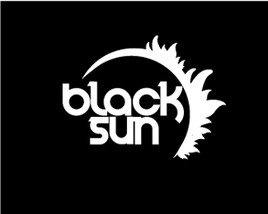 Black sun eclipse logo