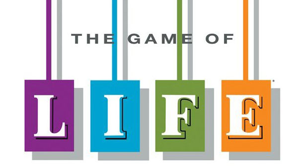 The Game of Life board game box logo