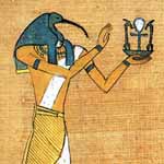 Thoth egyptian moon god